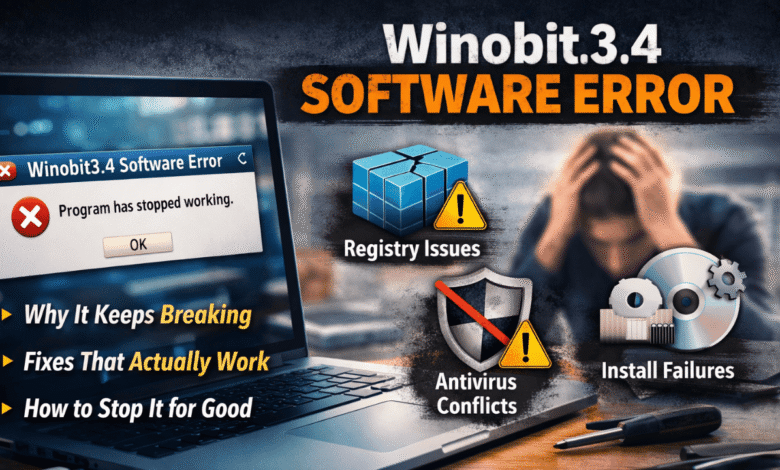 Fixing Winobit3.4 Software Error: A Complete Guide