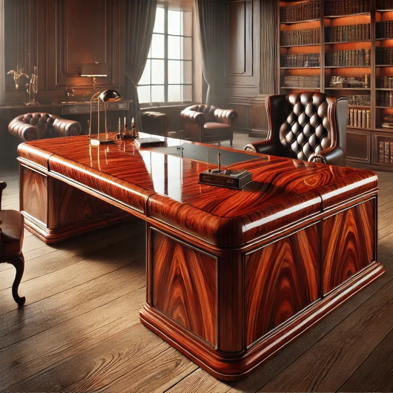 The Elegance and Prestige of the Cocobolo Desk