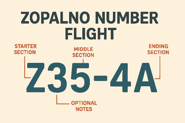 Zopalno number flight