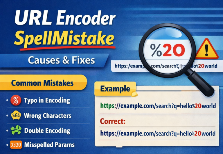 URL Encoder SpellMistake: Causes, Fixes & Best Practices